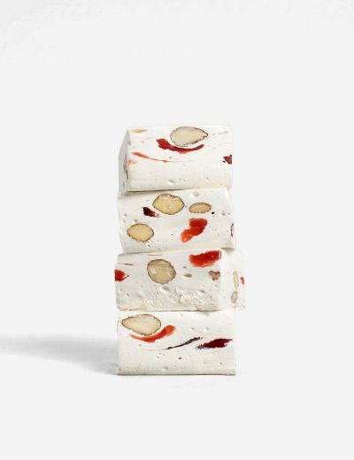 Rose Turkish Delight and Almond Honey Nougat Box 160g