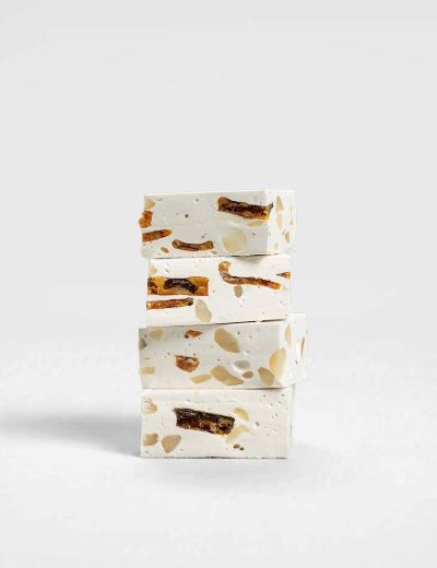 Salted Caramel Brittle and Macadamia Honey Nougat Box 160g
