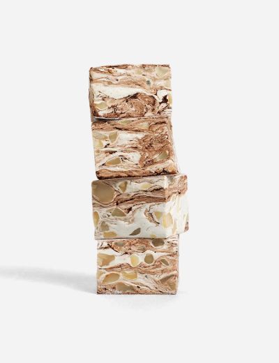 Dark Chocolate and Macadamia Honey Nougat Box 160g