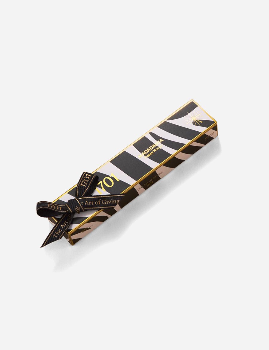 Zebra Print Macadamia Honey Nougat Bar 100g