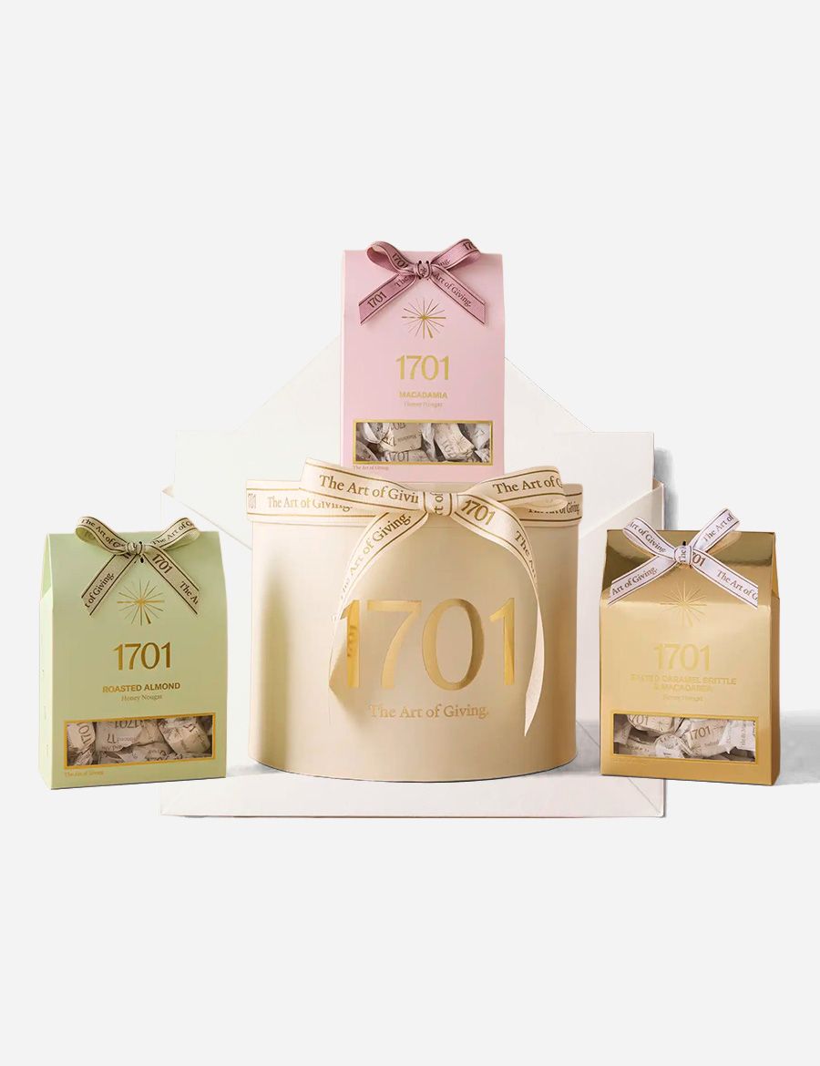 Honey Nougat Journey Medium 3 x 160g Classic Boxes Pastel Green