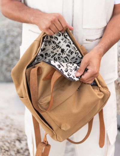 The Rosie Backpack Beige