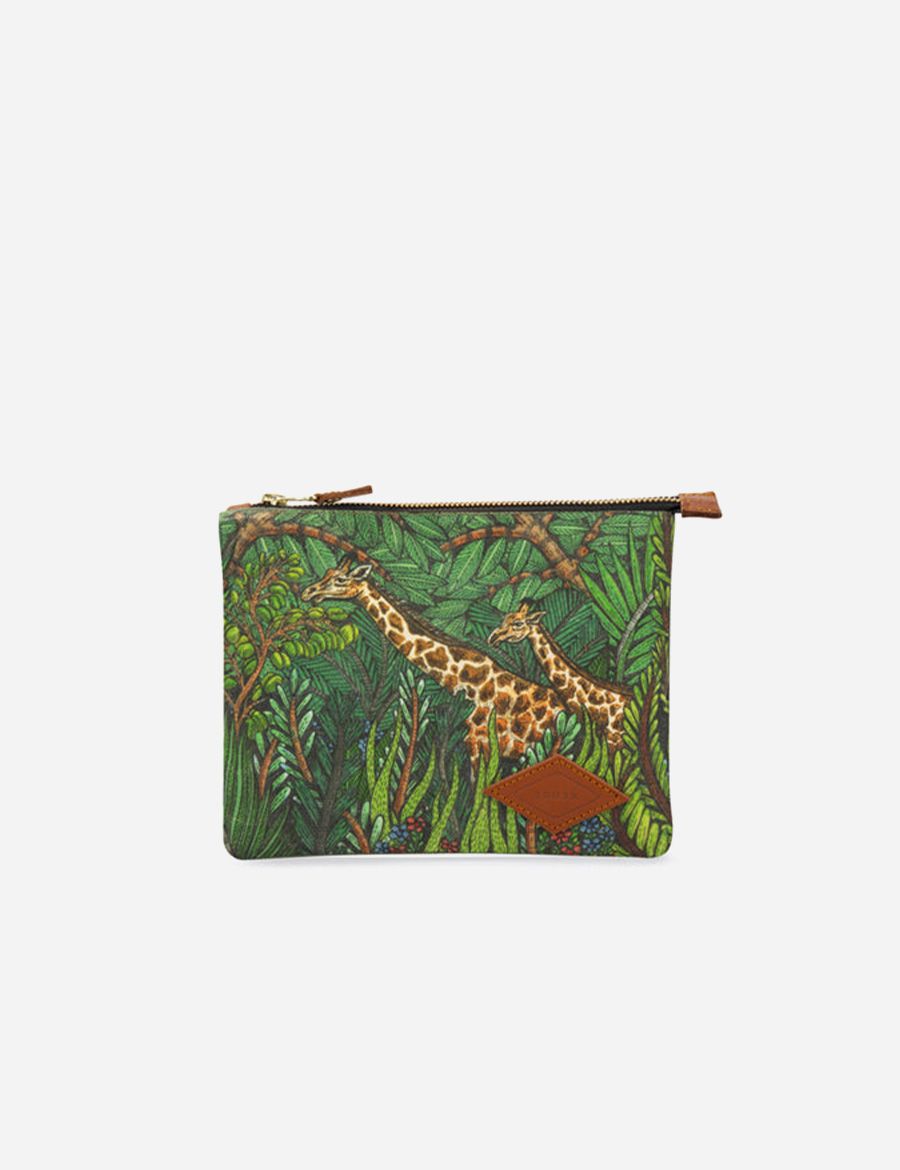 Pouch Medium by KL Studio Giraffe