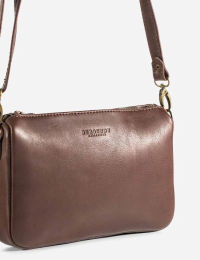 Leather Sling Bag Tobacco