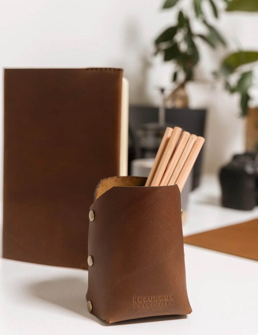Pen Holder Tan