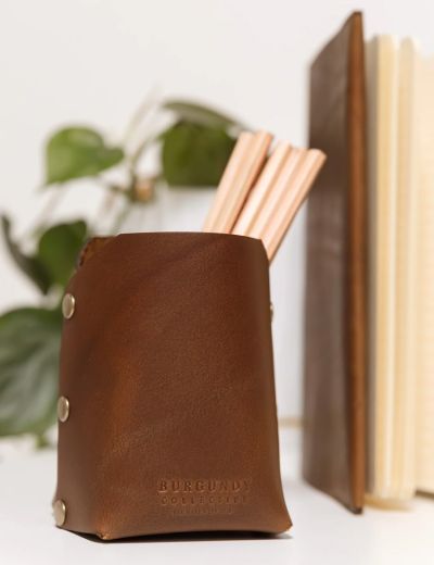 Pen Holder Tan