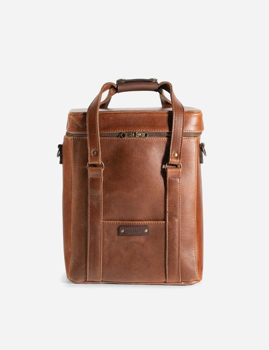 Drifter Leather Coolbag Bourbon