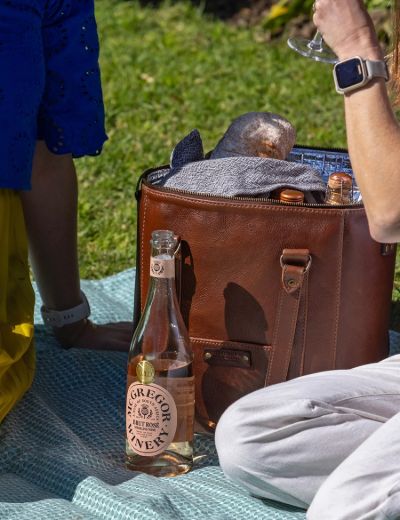 Drifter Leather Coolbag Bourbon
