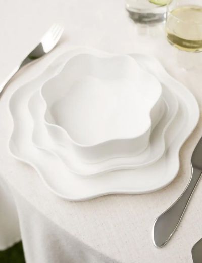 Bowl Set of 4 Wavy