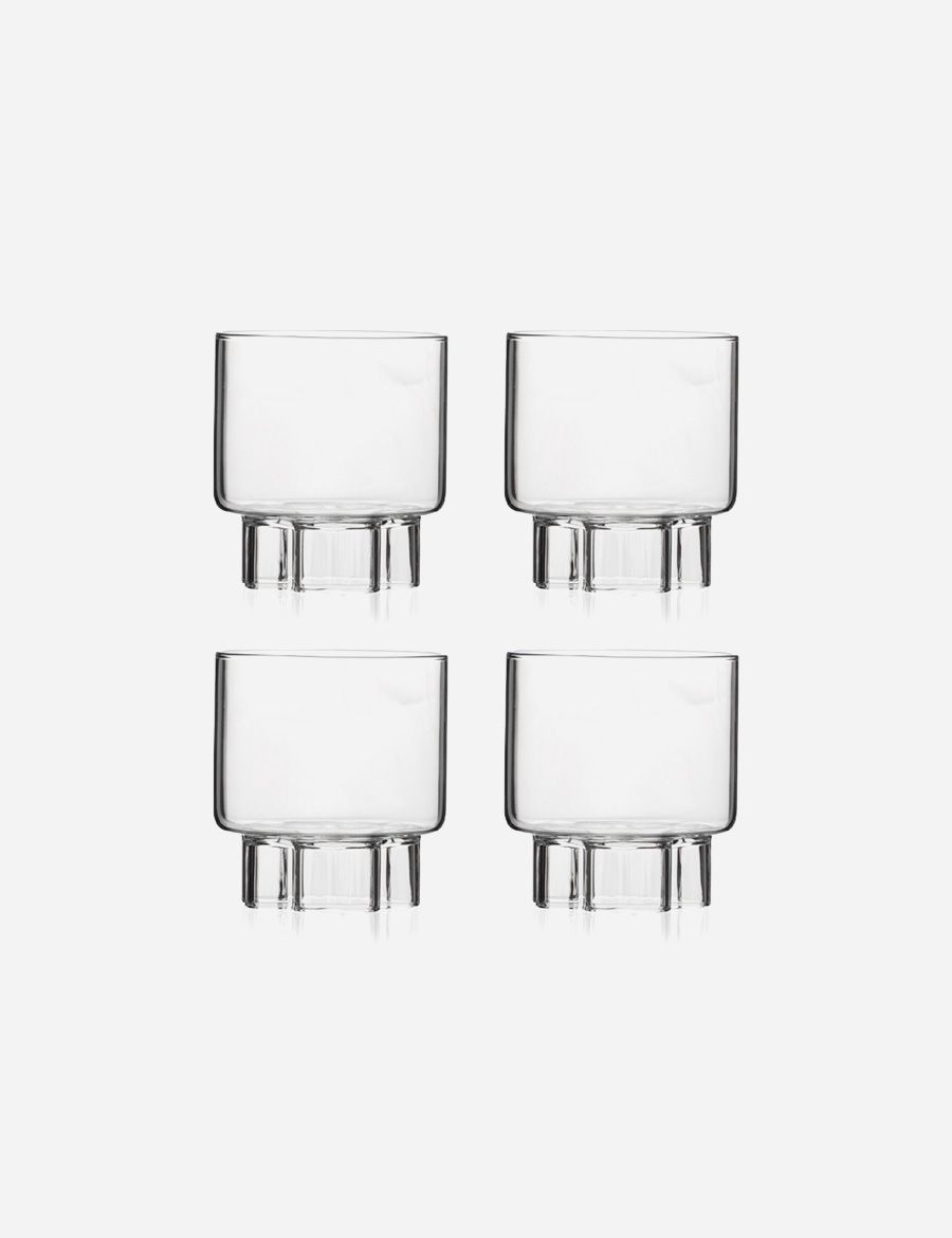 Tumbler Set of 4 Wavy
