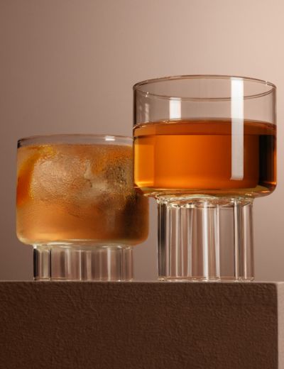 Tumbler Set of 4 Wavy