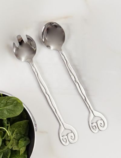 Salad Servers Hanging Wave