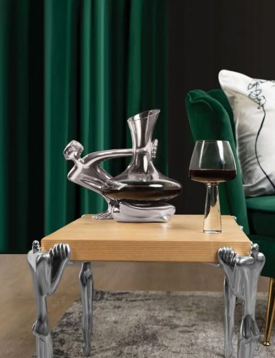 Glass Decanter Set on the Brink