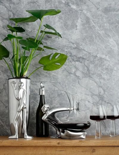 Glass Decanter Set on the Brink
