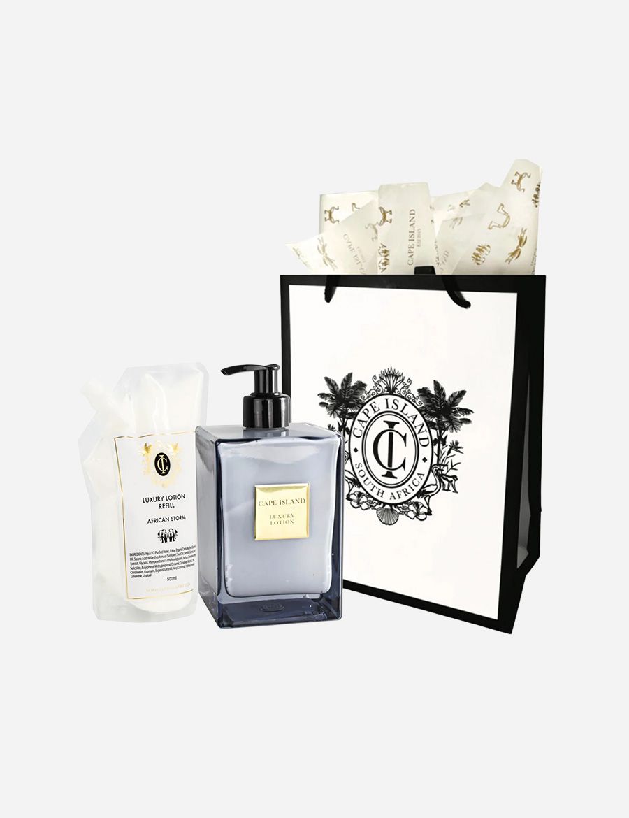 African Storm Lotion & refill gift set