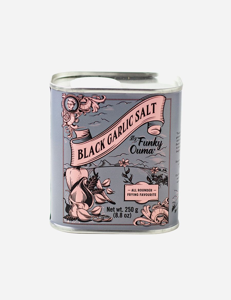 Black Garlic Salt Tin
