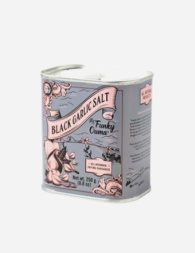 Black Garlic Salt Tin