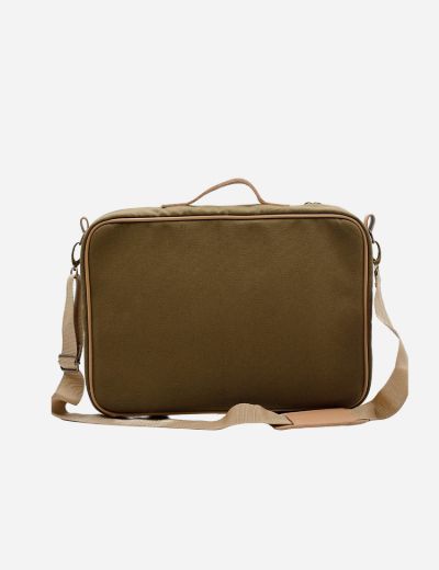 Laptop Bag – Khaki Canvas