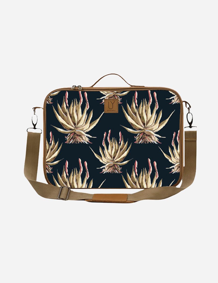 Laptop Bag – Navy Aloe
