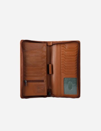 Large zip around Travel and Passport Organiser