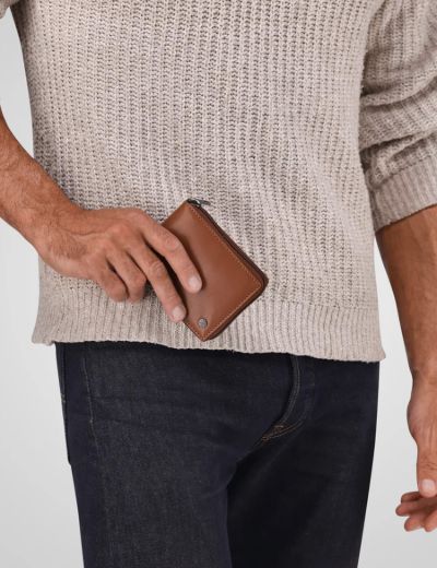 Large Zip Around Wallet with Coin