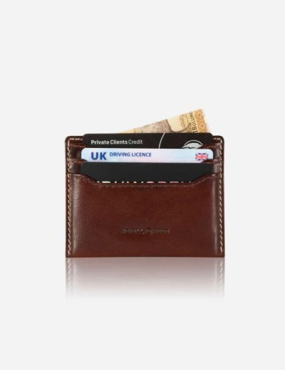 Slim Card Holder, Mocha