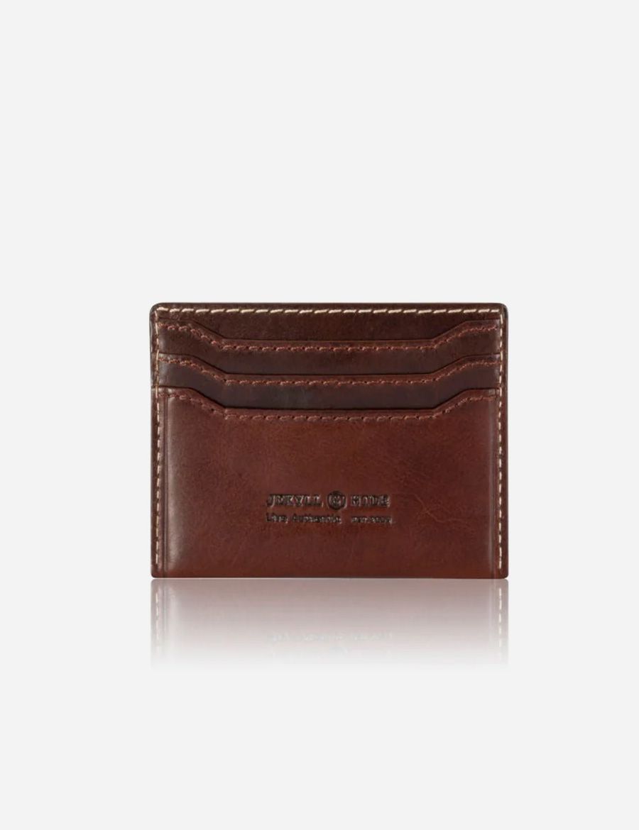 Slim Card Holder, Mocha