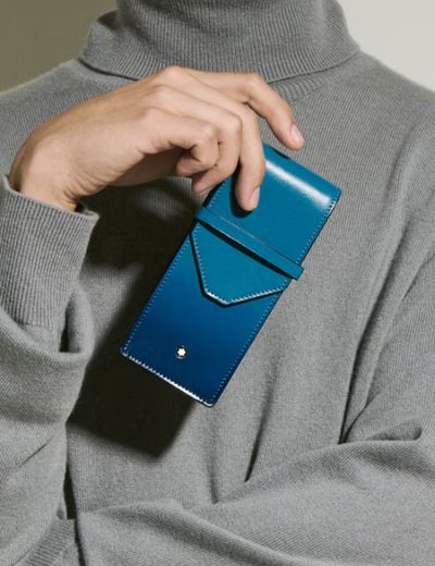 Envelope 3-Pen Pouch Smokey Blue