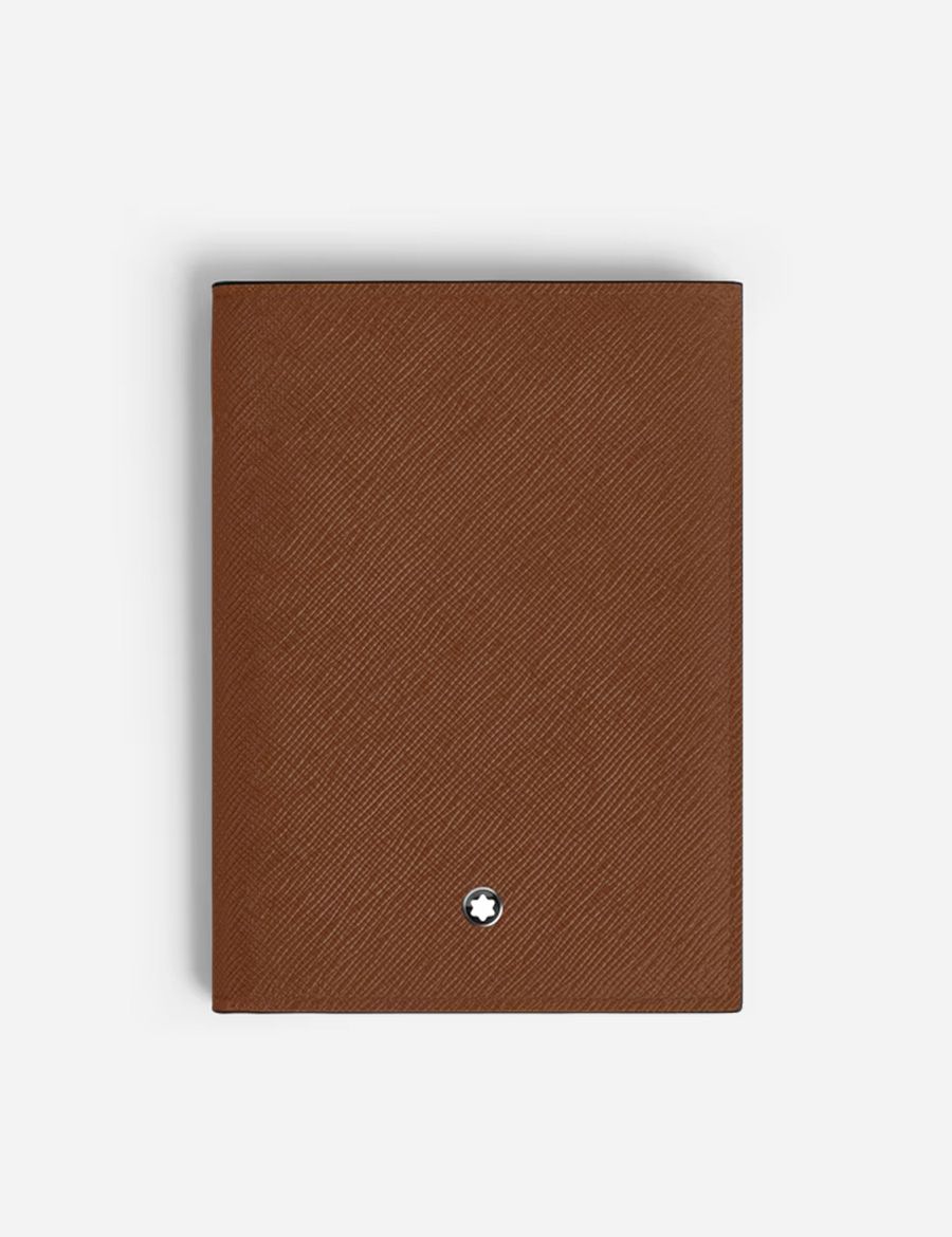 Passport Holder Sartorial Leather Fauve