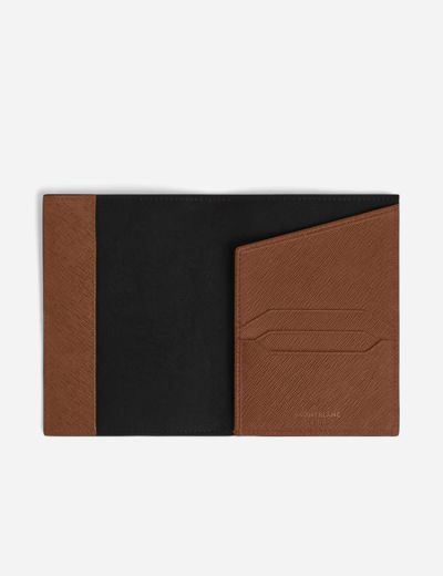 Passport Holder Sartorial Leather Fauve