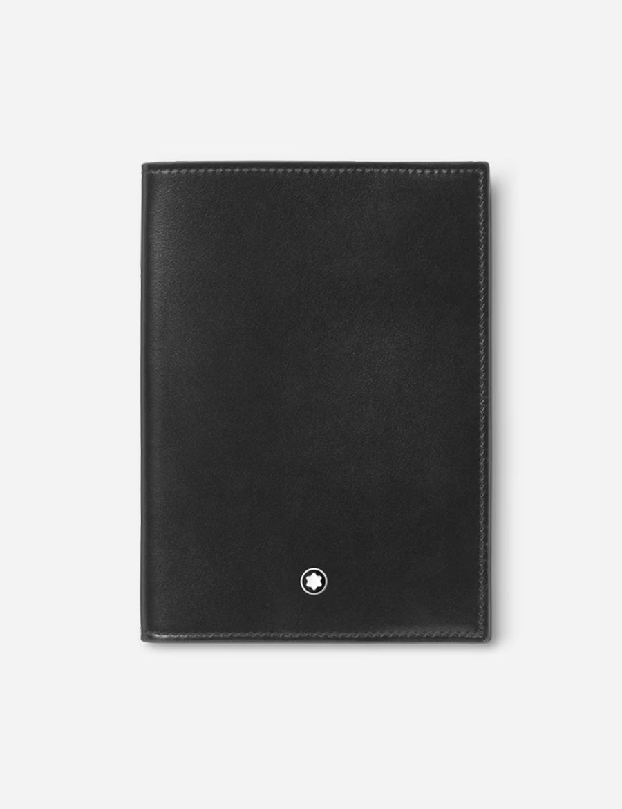 Passport Holder Meisterstück Leather Black