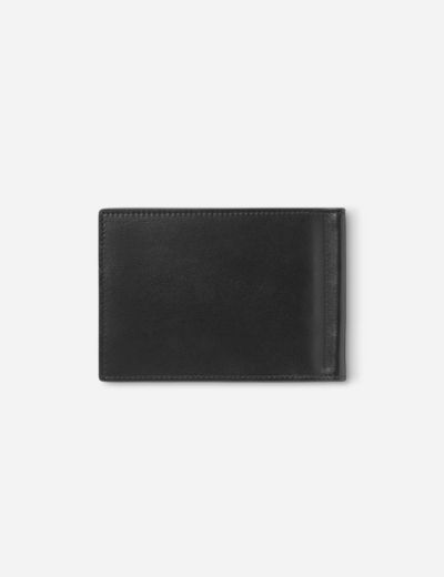 Wallet 6cc Money Clip Meisterstück Leather Black