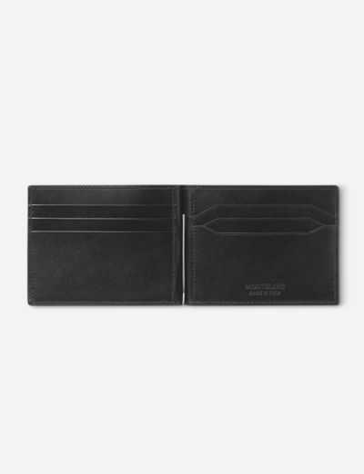 Wallet 6cc Money Clip Meisterstück Leather Black