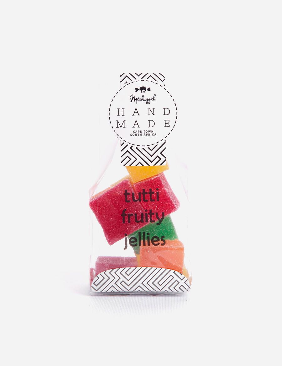 Tutti Fruity Jelly Squares 100g