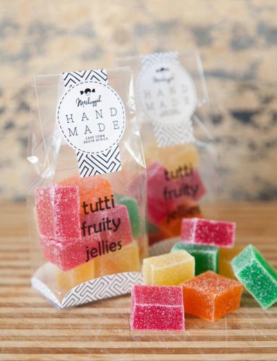 Tutti Fruity Jelly Squares 100g
