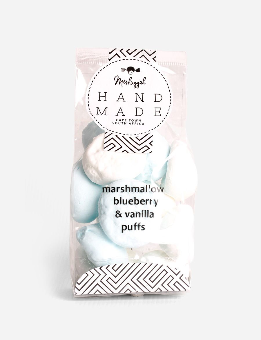 Blueberry and Vanilla Marshmallow Puffs 120g