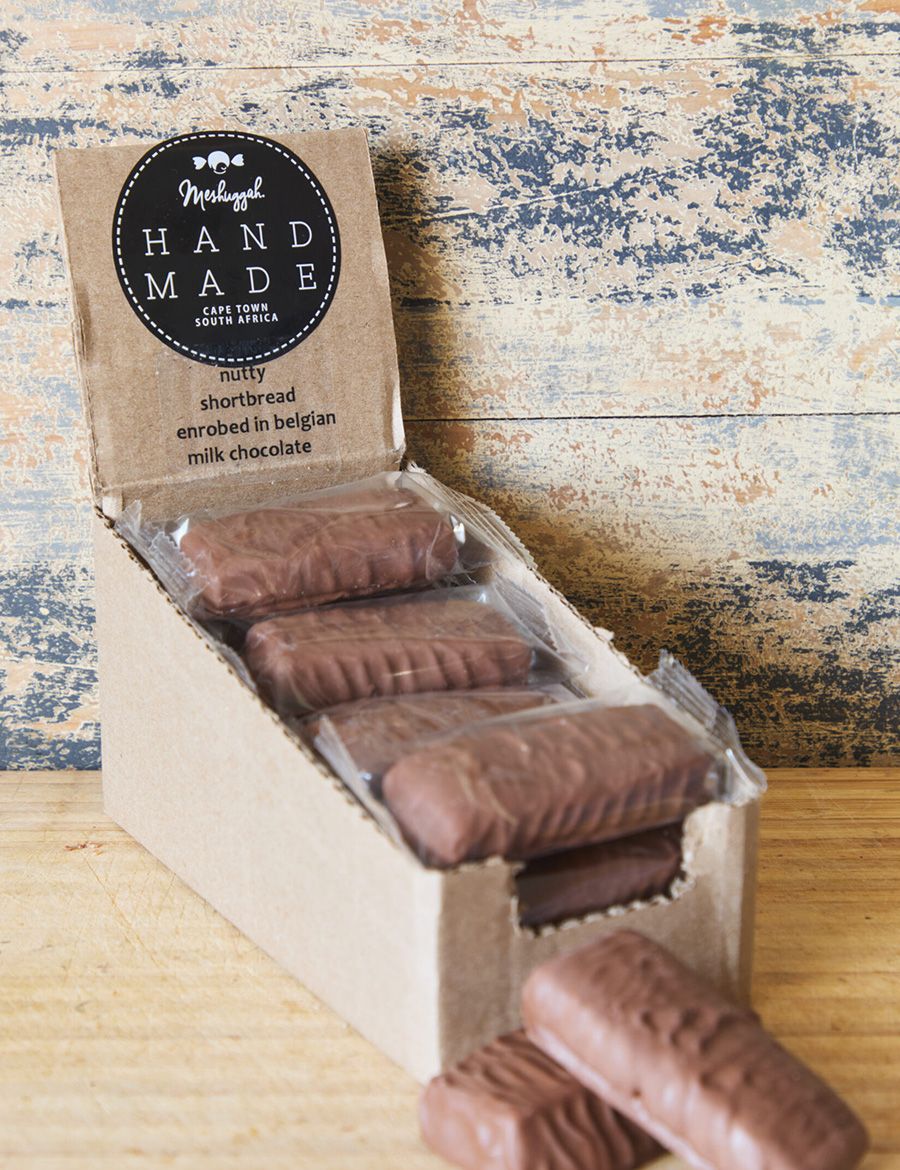 Traditional Shortbread Fingers in Belgian Milk Chocolate 12 Display Box