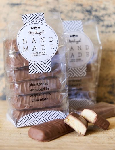 Traditional Shortbread Fingers in Belgian Milk Chocolate 12 Display Box
