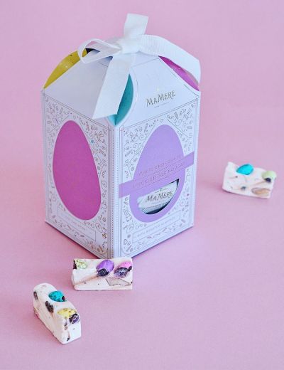 White Chocolate Speckled Egg Nougat Giftbox
