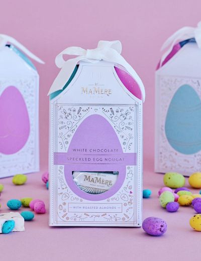 White Chocolate Speckled Egg Nougat Giftbox