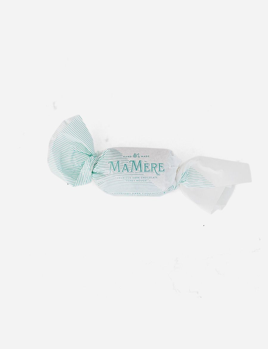 Luxury Dark Chocolate Nougat Twists 25g