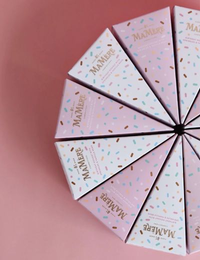 White Birthday Sprinkle Nougat Gift Box 100g