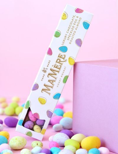 Luxury Chocolate Speckled Egg Nougat Bar 125g