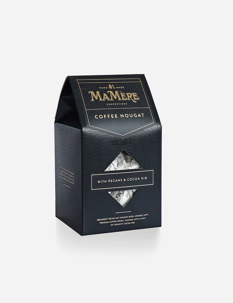 Coffee & Pecan Nougat Gift Box 150g