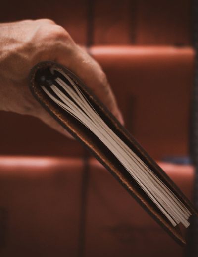 A5 Leather Journal Cover Minimalist Range Toffee