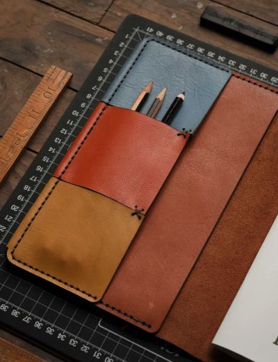 A5 Leather Notebooks & Journals Cover Creative Range Chocolate