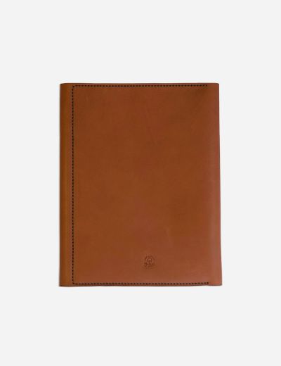Leather Padfolio Floral Range Chocolate