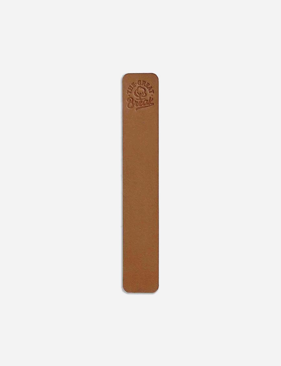 Leather Bookmark Toffee