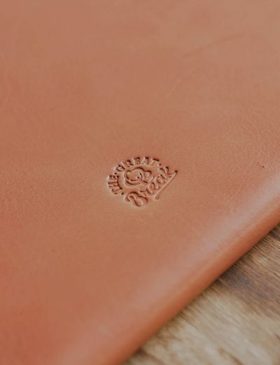13 Inch Leather MacBook Sleeve Minimalist Range Chocolate