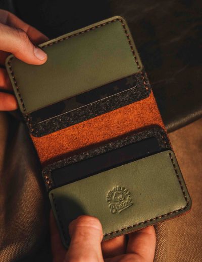 Leather Wallet Adventure Range Coffee